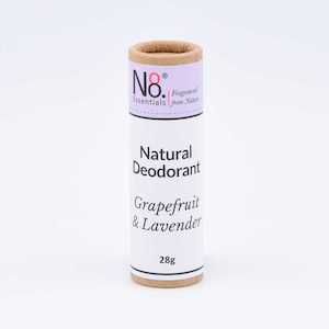 Personal Care: No 8. Essentials Natural Deodorant- Grapefruit & Lavender 28g
