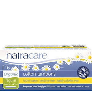 Natracare Applicator Tampons Regular 16s