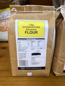 Biological Wholemeal Stone Ground Flour 1.5kg