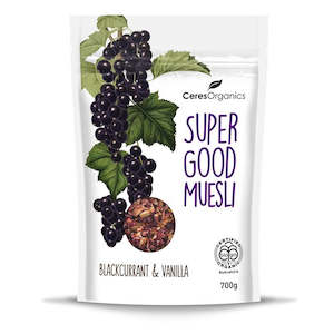 Ceres Organics Super Good Muesli - Blackcurrant & Vanilla 700g