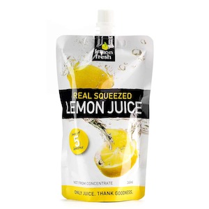 Juice Cordials Sodas: Lemon Fresh Real Squeezed Lemon Juice 245ml