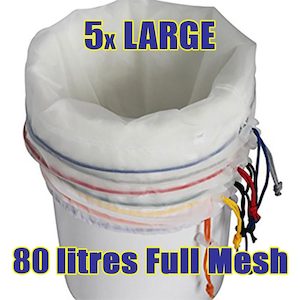 Products: Large 5 bag Full Mesh Bubble Bags