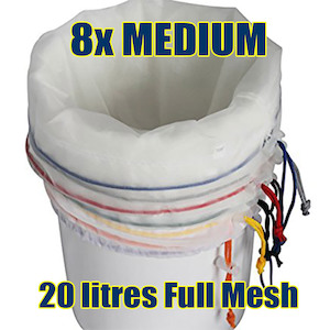 Medium 8 bag Full Mesh Bubble Bags