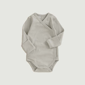 Long Sleeve Kimono - Crayon Grey