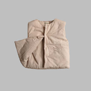 Puffer Vest - Beige