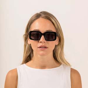 Sunglasses: Indi - Black/Smokey Grey