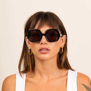 Sunglasses: Lucca - Black/Grey