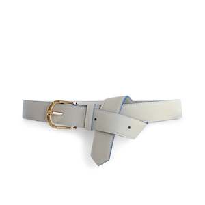 Cassie Belt - Stone Calf/Cobalt