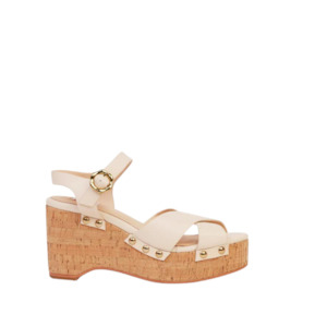 Belle Wedge - Ecru