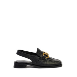 Kathryn Wilson: Bree Slingback - Black Croc