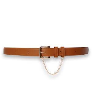 Kathryn Wilson: Classic Belt - Tan Calf