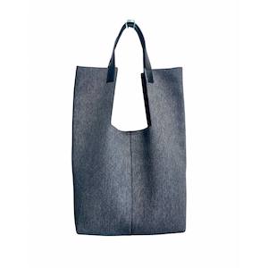 Bags: Cut Out Tote Bag - Black