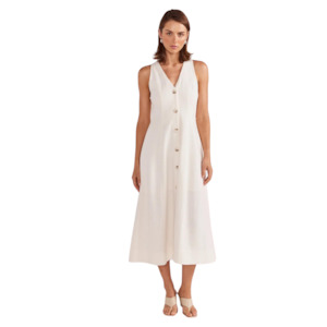 Haze Midi Dress - White