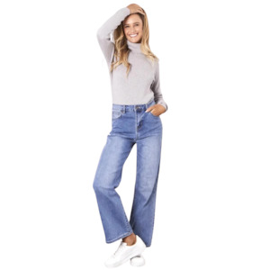 Clothing: Demi Wide Leg Jeans