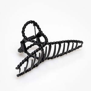 Antler: Metal Claw Clip - Black Twist