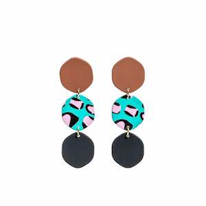 Caz Trio Turquoise Earrings