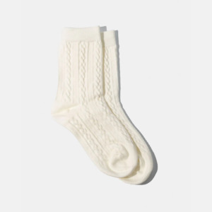 Alpine Socks - Cream
