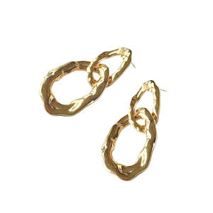 Jewellery: Aphrodite Earrings - Gold