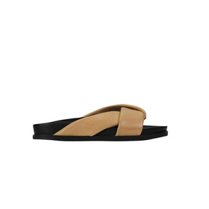 Sandals: Cross - Tan