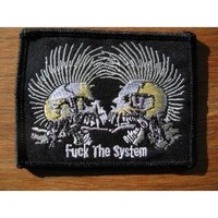 Products: Fu..k The System Embroidered Patch