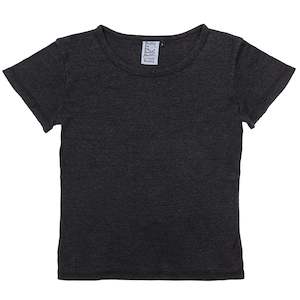 LIGHT RIB BLACK MINI TEE