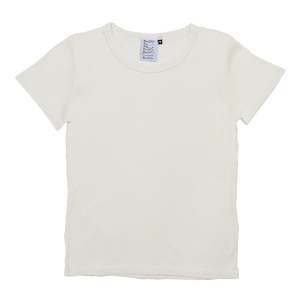 MINI TEE: LIGHT RIB OFF-WHITE MINI TEE