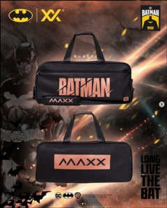 Products: MAXX Batman Badminton 2-Compartment Tournament Bag MLBAG01 (limited Edition) Buddy Sports