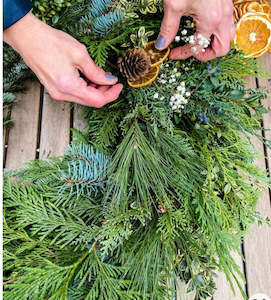 Workshops: Fresh Christmas Wreath Workshop