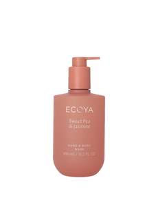 Bath And Body: ECOYA Hand & Body Wash Sweet Pea & Jasmine 450ml