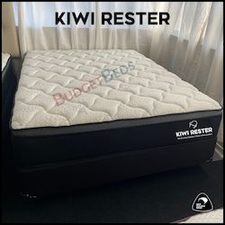 Mattresses: Kiwi Rester Pocket Spring Euro Top NZ Made Mattress