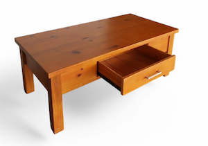 Coffee Table with Drawer - Honey