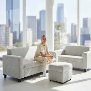 NZ Made Fabric Lounge Suite - Nemo