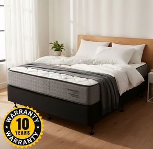 King Single Bed: Restiva Ultra Firm Premium Mattress & Base