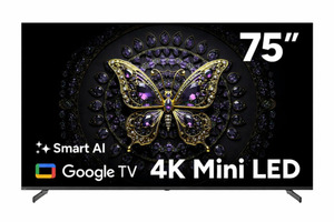 75″ Mini-LED QLED 4K Smart AI Google TV Budget
