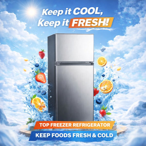 Products: 125L Fridge Freezer – Stainless Steel Budget