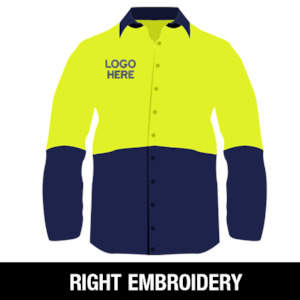 Embroidery: Right Chest Embroidery