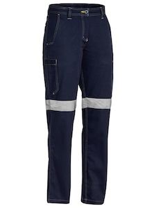 Safety Pants: Bisley Women's 3m Taped Cool Vented Light Weight Pant(BPL6431T)