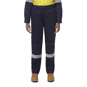 Safety Pants: King Gee Women's Reflective Cotton Drill Work Pants (K43535)