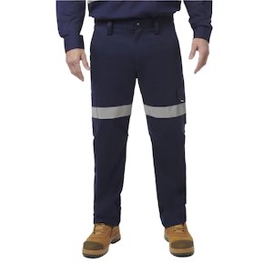 Safety Pants: King Gee Workcool 2 Reflective Cotton Drill Cargo Work Pants (K53820)