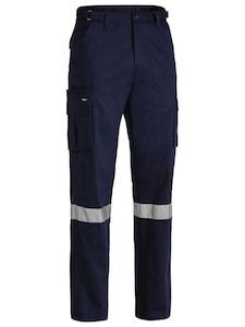 Safety Pants: Bisley Taped 8 Pocket Cargo Pants-(BPC6007T)