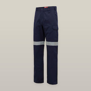 Hi Vis Pants: Hard Yakka Women’s Cargo Drill Pant With Tape (Y08380)