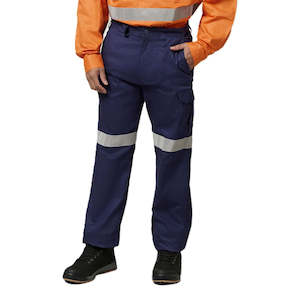 Hi Vis Pants: Hard Yakka Core Lightweight Taped Cotton Drill Cargo Pant (Y02965)