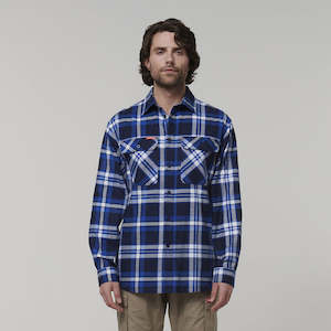 Gents Shirts: Hardyakka Long Sleeve Check Flannel (Y07752)