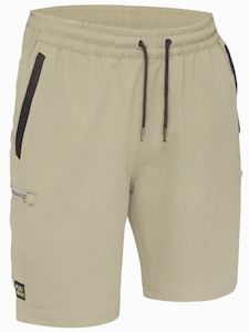 Work Shorts: Bisley Flx & Move 4-way Stretch Elastic Waist Cargo Short (BSHC1333)