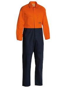 Hi Vis Coverall: Bisley Hi Vis Drill Coverall (BC6357)