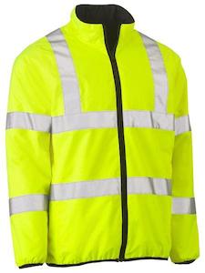 Hi Vis Jackets: Bisley Taped Hi Vis Reversible Puffer Jacket (BJ6350HT)