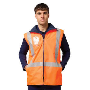 Hard Yakka Hi-Vis Taped All Weather Fleece Vest (Y21480)