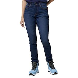 Ladies Pants: Hard Yakka Women's High Waisted Slim Fit Jegging (Y08227)