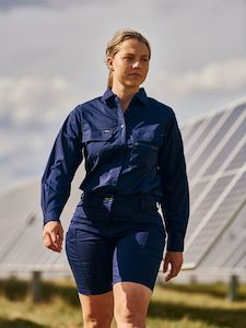 Ladies Shirts: Bisley Women's X Airflow™ Stretch Ripstop Shirt (BL6490)