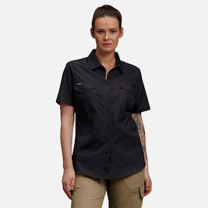 Ladies Shirts: King Gee Women's Workcool 2 Lightweight Short Sleeve Work Shirt (K44205)